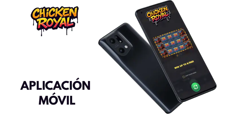 Chicken Royal App en el teléfono móvil